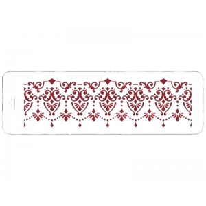 Трафарет Event Design бордюр ELGB-17, 10х32 см Трафарет Event Design бордюр ELGB-17, 10х32 см